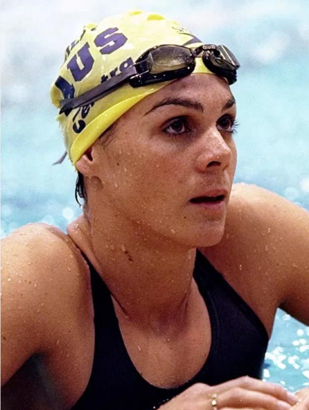 Portrait of Olympic swimmer Samantha Riley